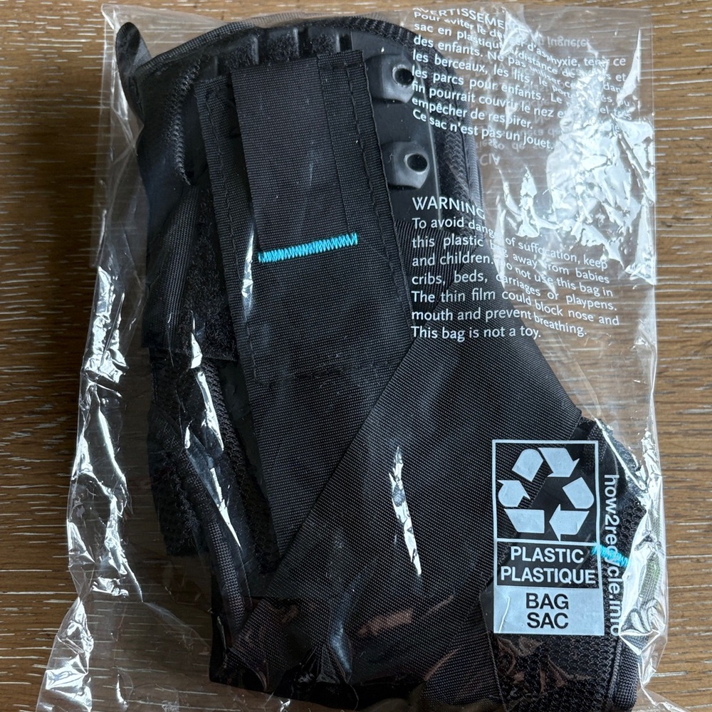 New in Packaging - Black Ankle Support with lace up front